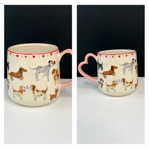 PETS - Pet Love - ‘Mixed Breeds Heart Handle’ ceramic mug. NWT.